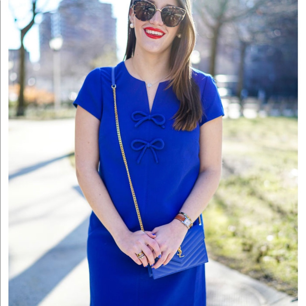 Jcrew presentation dress with bows
